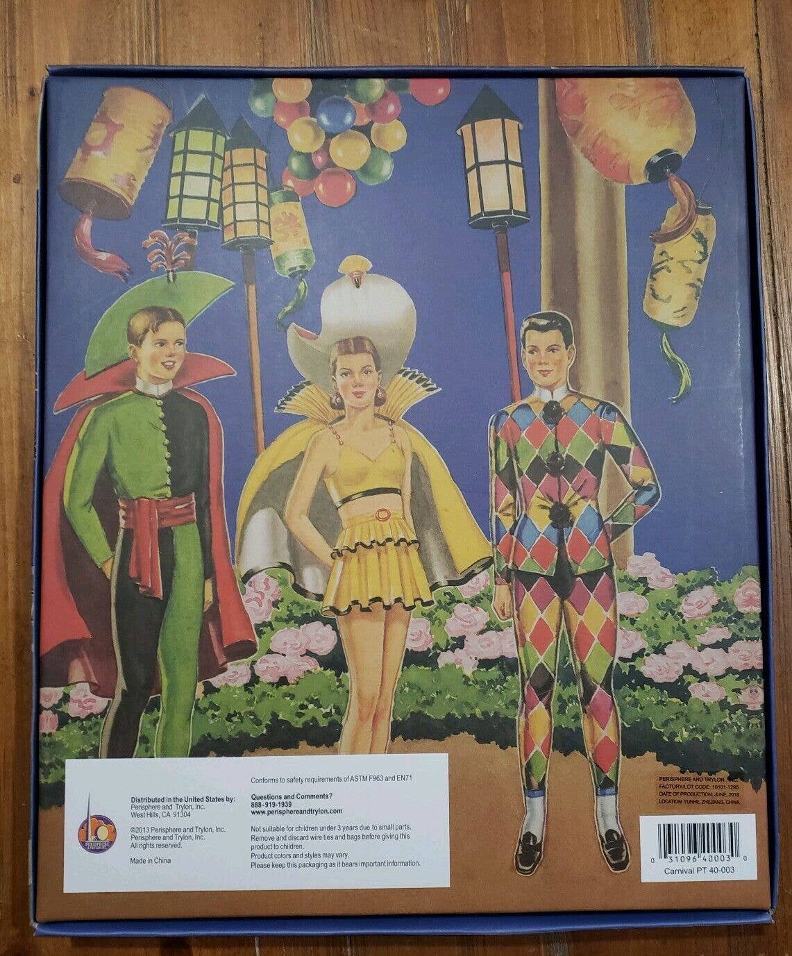 Paper Doll Set- Carnival