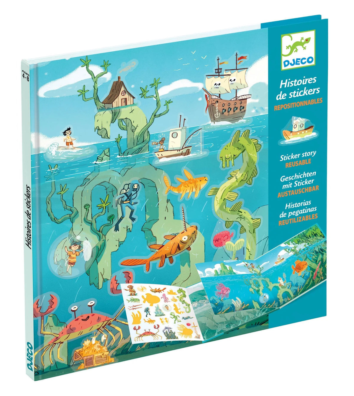Adventure at Sea- Repositionable Sticker Stories Activity