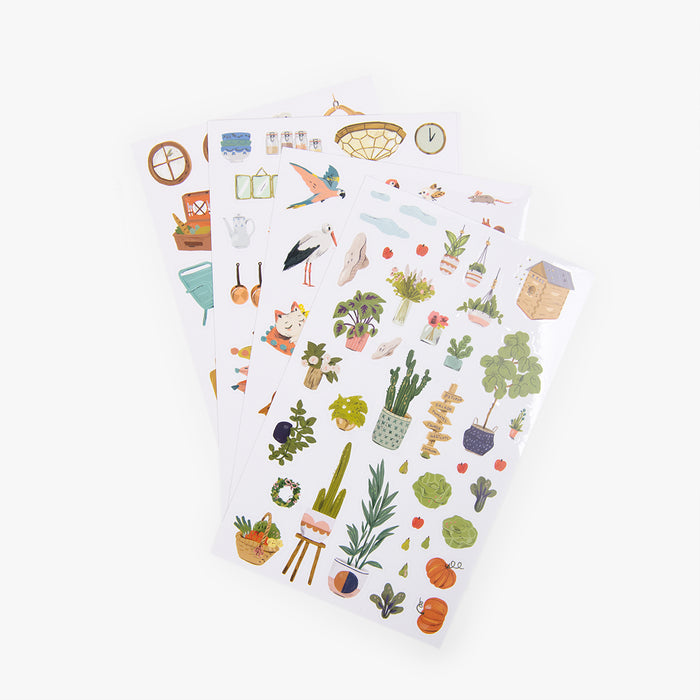Les Parisiennes Colouring Book with Stickers