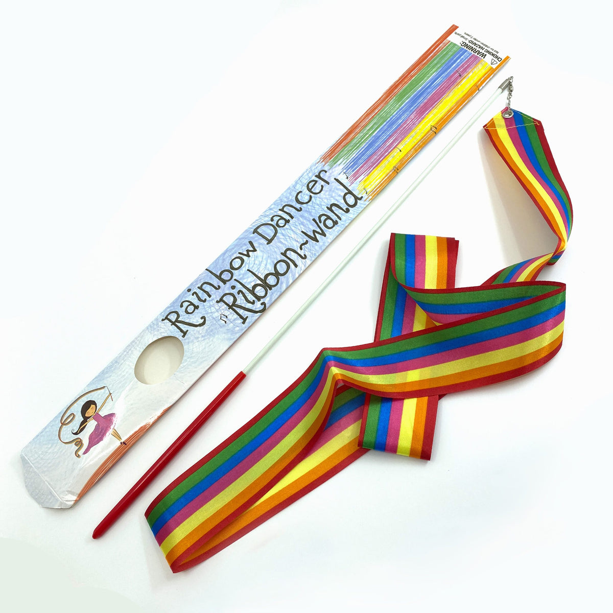 Rainbow Dancer Ribbon-wand