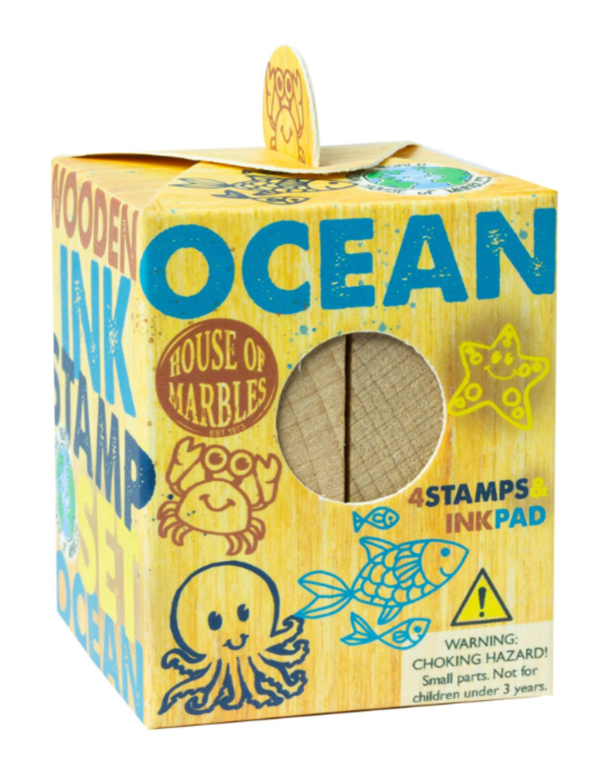 Wooden Stamp Set-Ocean