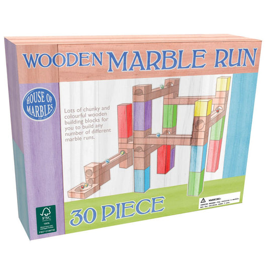 Wooden Marble Run