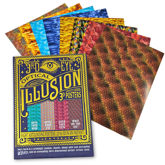 Optical Illusion 3D Posters