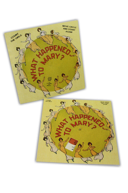 What Happened to Mary? Victorian Optical Illusion Puzzle Wheel