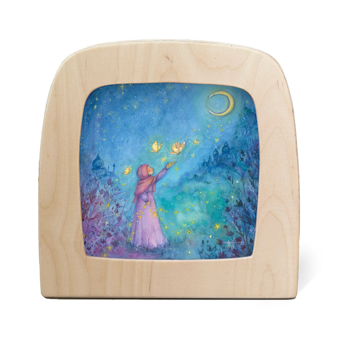 Luna Butterflies Silhouette