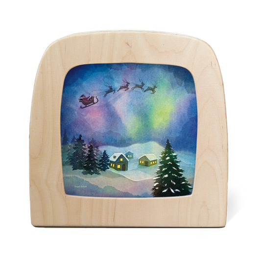 Aurora Sleighride Silhouette