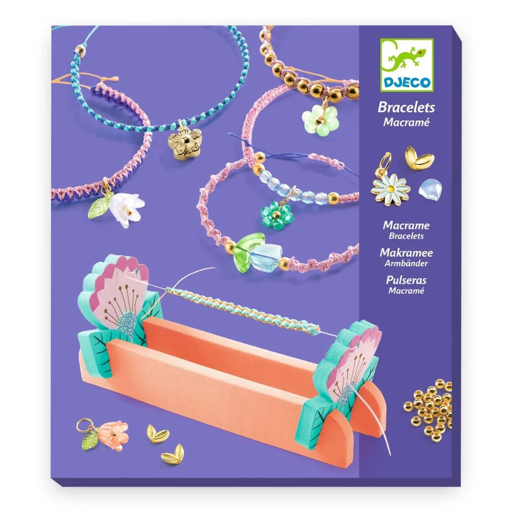 Macramé Blue Bracelet Making Kit