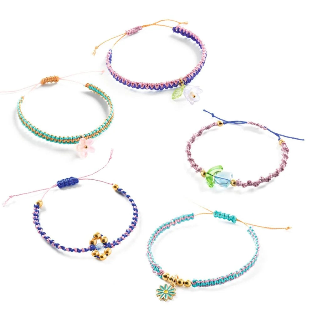 Macramé Blue Bracelet Making Kit