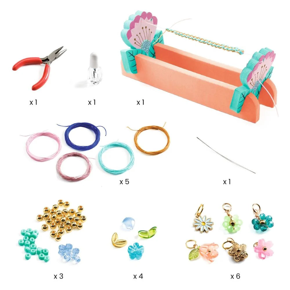 Macramé Blue Bracelet Making Kit