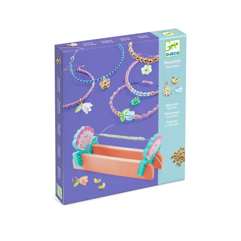 Macramé Blue Bracelet Making Kit