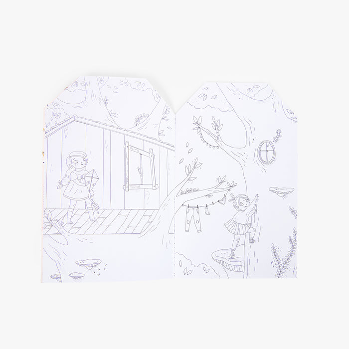 Les Parisiennes Colouring Book with Stickers