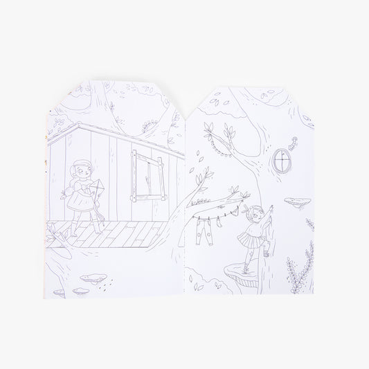 Les Parisiennes Colouring Book with Stickers