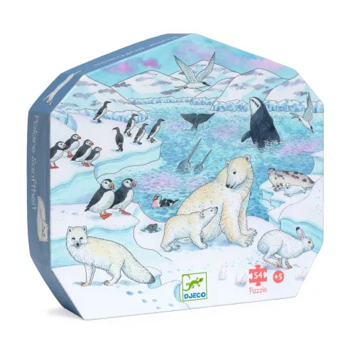 Polar Softness, 54 Piece Silhouette Puzzle