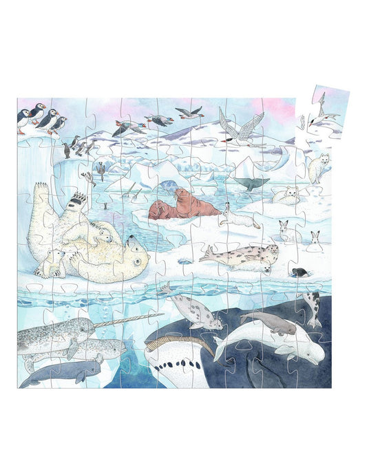 Polar Softness, 54 Piece Silhouette Puzzle