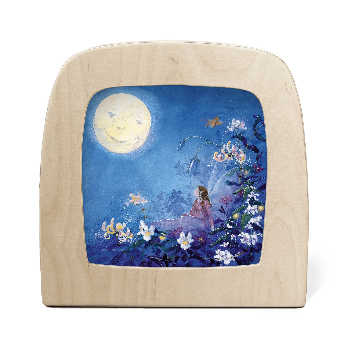 Little Fairy Can’t Sleep - Moon Silhouette