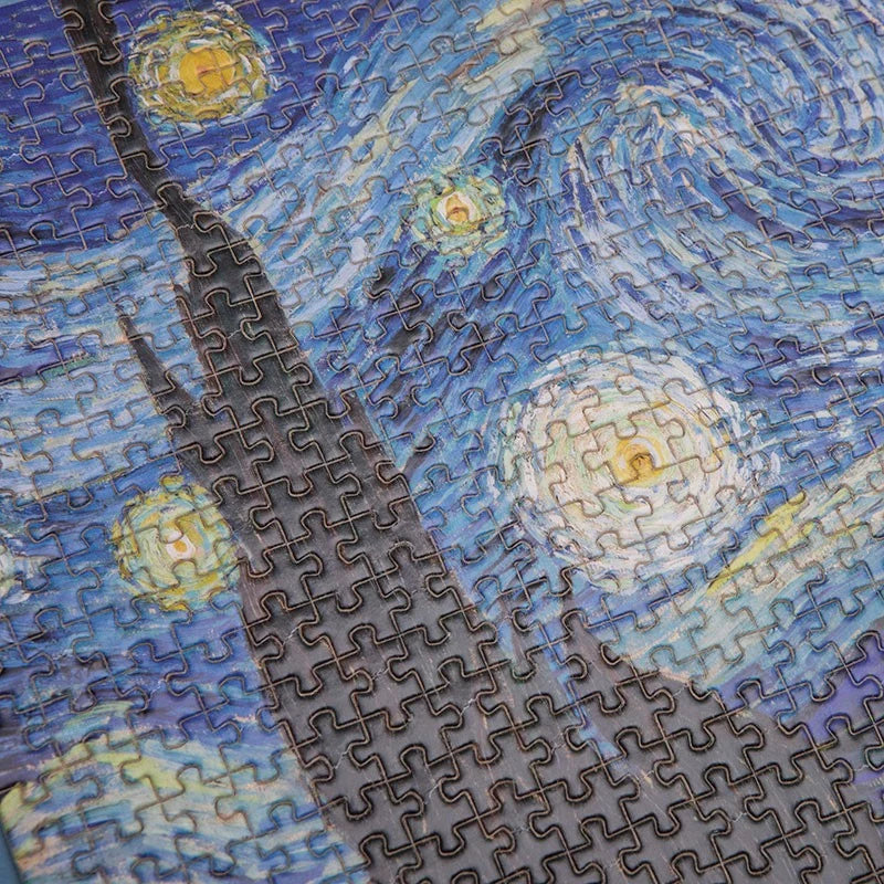 Starry Night by Van Gogh, 600 Piece Micropuzzle